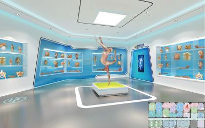 Locomotor system exhibition area of science museum Locomotor system exhibition area of science museum